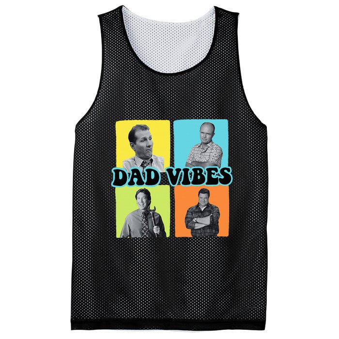 90’S Dad Vibes Funny Dad Life FatherS Day Mesh Reversible Basketball Jersey Tank