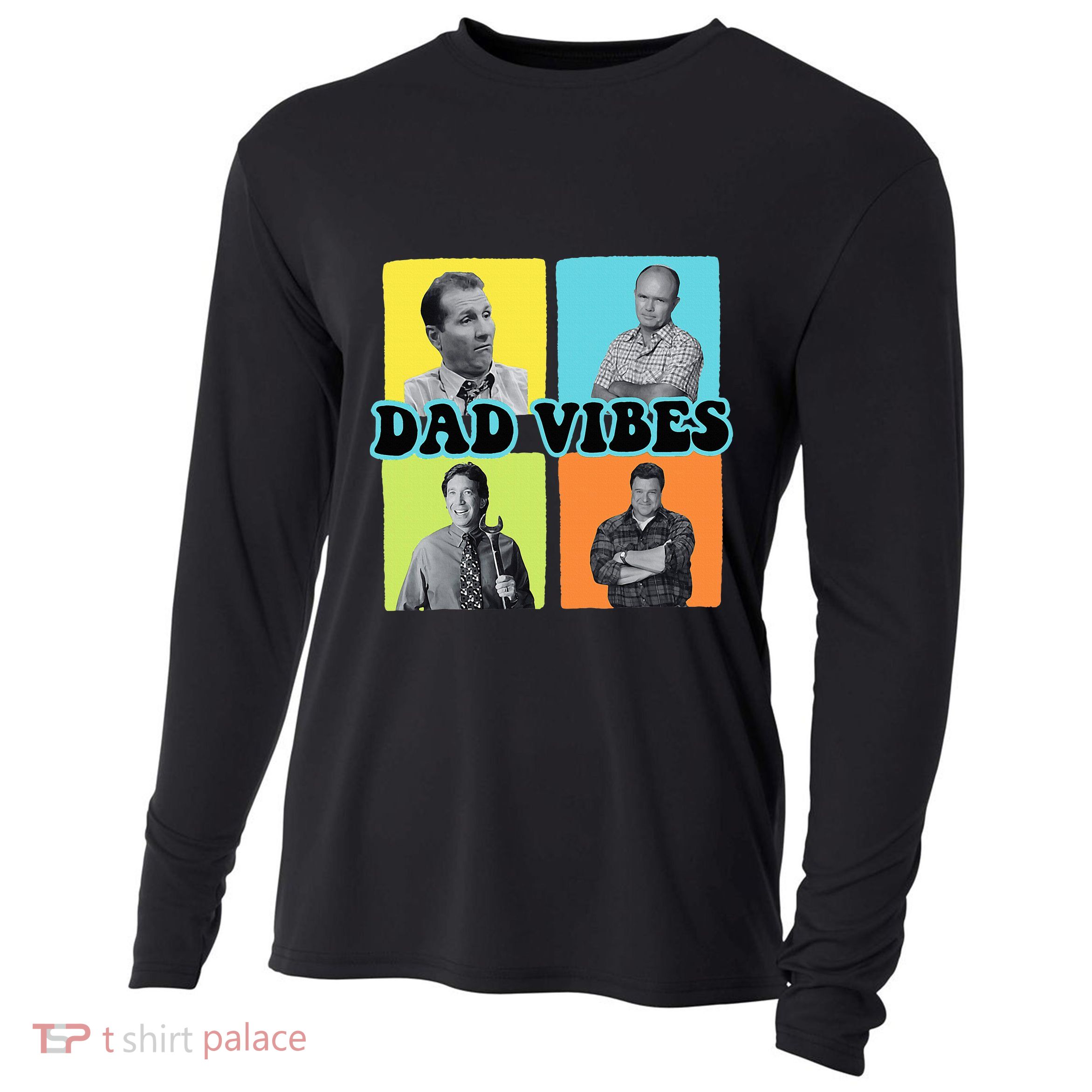 90’S Dad Vibes Funny Dad Life FatherS Day Cooling Performance Long Sleeve Crew