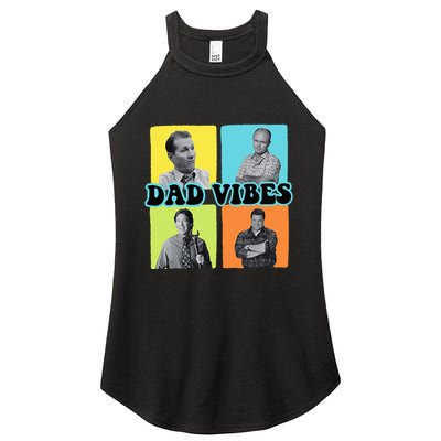 90’S Dad Vibes Funny Dad Life FatherS Day Women's Perfect Tri Rocker Tank