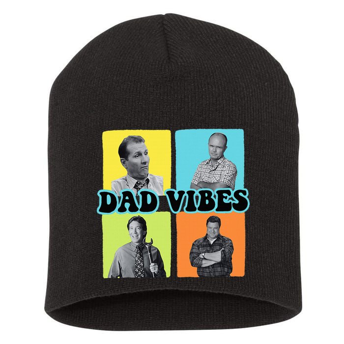 90’S Dad Vibes Funny Dad Life FatherS Day Short Acrylic Beanie