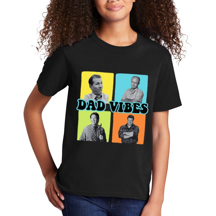 90’S Dad Vibes Funny Dad Life FatherS Day Kids T-Shirt