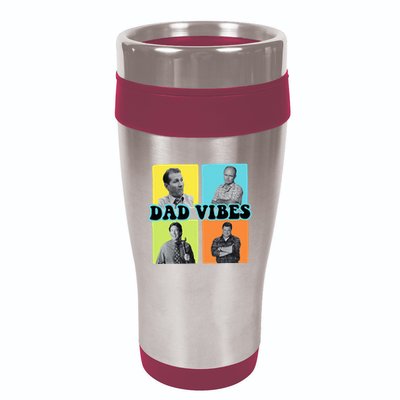 90’S Dad Vibes Funny Dad Life FatherS Day 16oz Travel Tumbler
