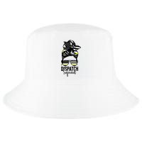 911 Dispatcher Week Dispatch Squad American Flag Messy Bun Cool Comfort Performance Bucket Hat