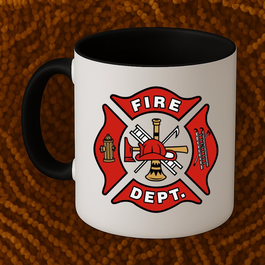 9/11 Fire Department Pocket Logo FDNY 20TH Anniversary Back & Front Mug