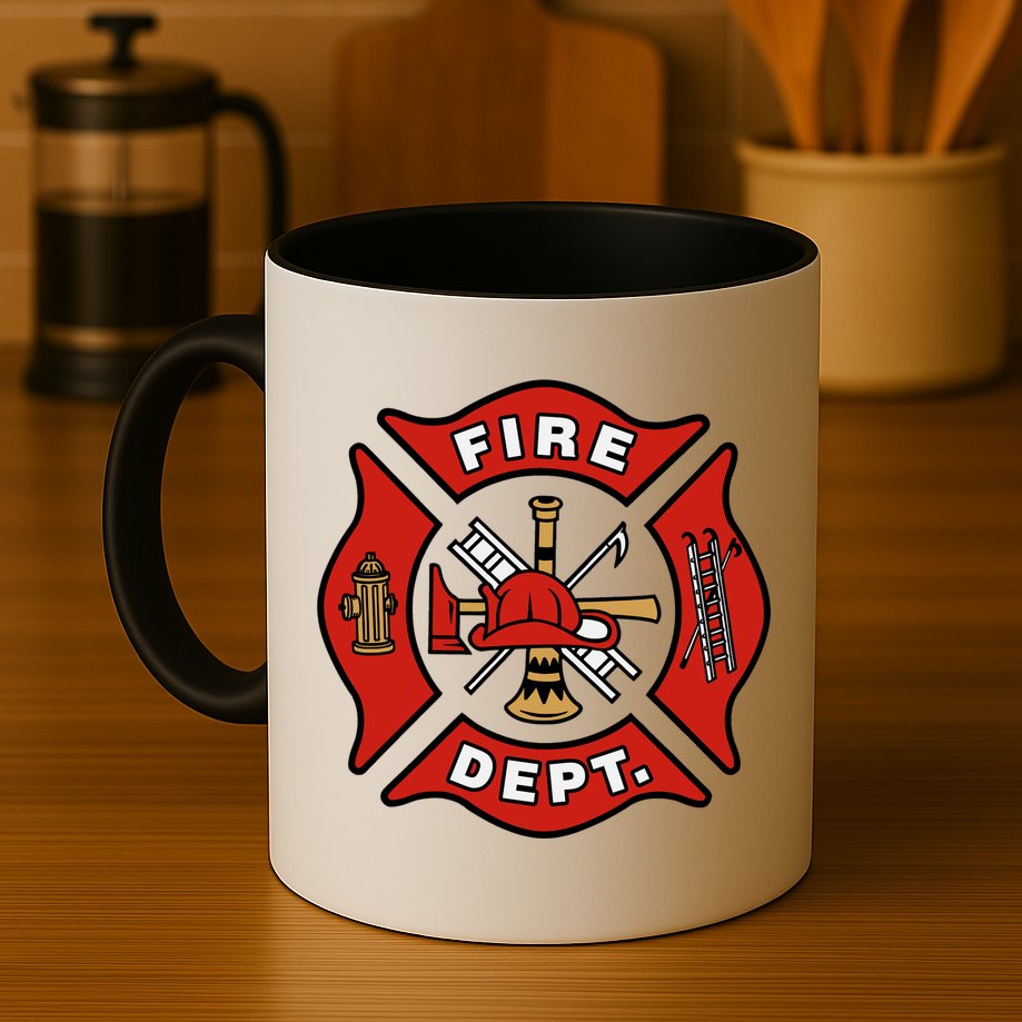 9/11 Fire Department Pocket Logo FDNY 20TH Anniversary Back & Front Mug