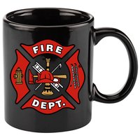 9/11 Fire Department Pocket Logo FDNY 20TH Anniversary Back & Front 11oz C Handle Ceramic Mug