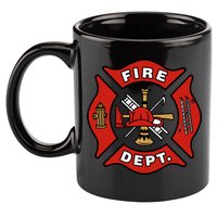 9/11 Fire Department Pocket Logo FDNY 20TH Anniversary Back & Front 11oz C Handle Ceramic Mug