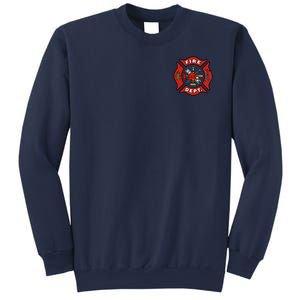 9/11 Fire Department Pocket Logo FDNY 20TH Anniversary Back & Front Sweatshirt