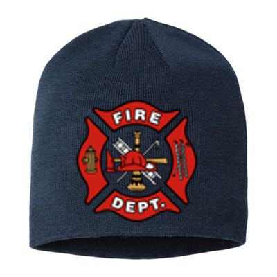 9/11 Fire Department Pocket Logo FDNY 20TH Anniversary Back & Front Sustainable Beanie