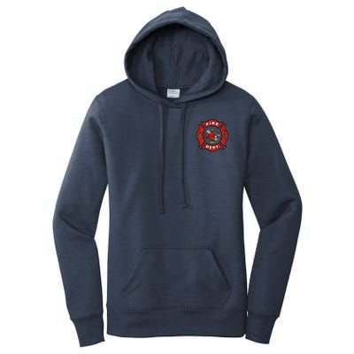 9/11 Fire Department Pocket Logo FDNY 20TH Anniversary Back & Front Women's Pullover Hoodie