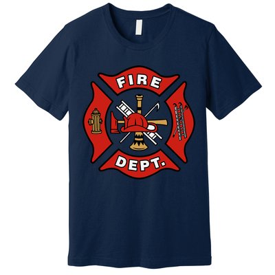 9/11 Fire Department Pocket Logo FDNY 20TH Anniversary Back & Front Premium T-Shirt