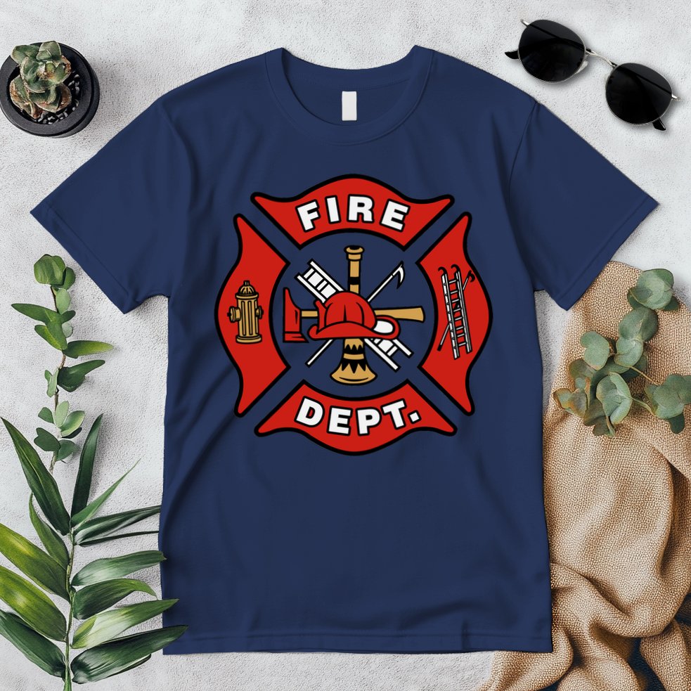 9/11 Fire Department Pocket Logo FDNY 20TH Anniversary Back & Front Premium T-Shirt