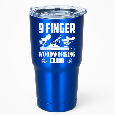 9 Finger Woodworking Club Woodworker Carpenter Gift Tumbler