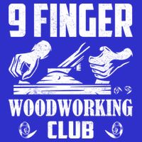 9 Finger Woodworking Club Woodworker Carpenter Gift Zip Tote Bag