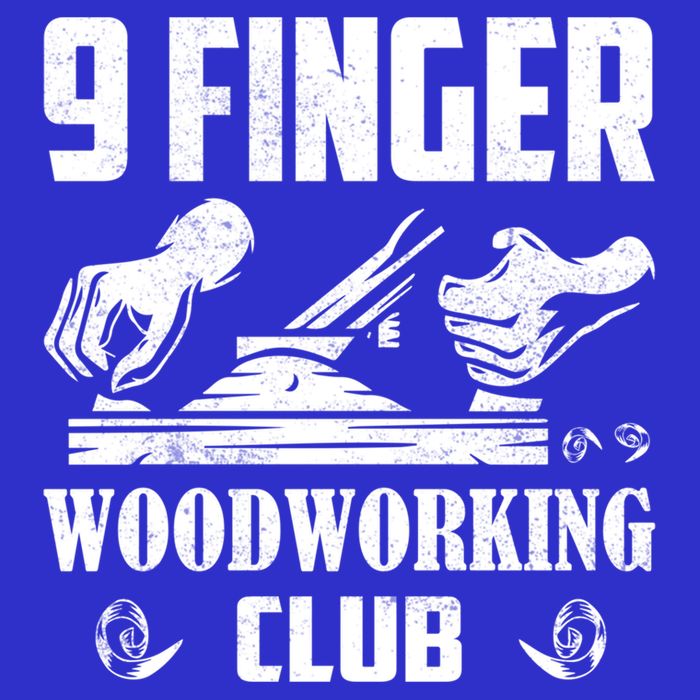 9 Finger Woodworking Club Woodworker Carpenter Gift Zip Tote Bag