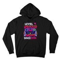 9th Gaming Birthday gift Level 9 Unlocked Awesome Video Game 2014 Birthday Hoodie