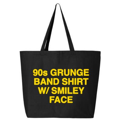 90s Grunge Band W Smiley Face 25L Jumbo Tote