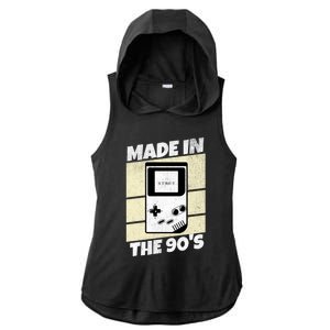 90S Gamer Gaming Funny Video Gamer From The 1990s Great Gift Ladies PosiCharge Tri-Blend Wicking Draft Hoodie Tank