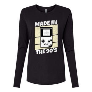 90S Gamer Gaming Funny Video Gamer From The 1990s Great Gift Womens Cotton Relaxed Long Sleeve T-Shirt