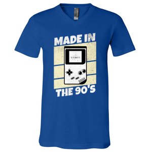 90S Gamer Gaming Funny Video Gamer From The 1990s Great Gift V-Neck T-Shirt