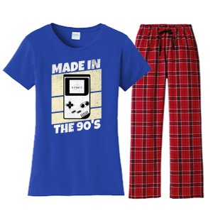 90S Gamer Gaming Funny Video Gamer From The 1990s Great Gift Women's Flannel Pajama Set