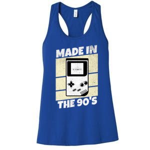 90S Gamer Gaming Funny Video Gamer From The 1990s Great Gift Women's Racerback Tank