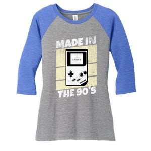 90S Gamer Gaming Funny Video Gamer From The 1990s Great Gift Women's Tri-Blend 3/4-Sleeve Raglan Shirt