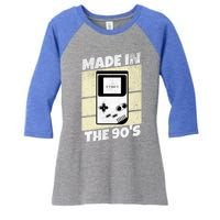 90S Gamer Gaming Funny Video Gamer From The 1990s Great Gift Women's Tri-Blend 3/4-Sleeve Raglan Shirt