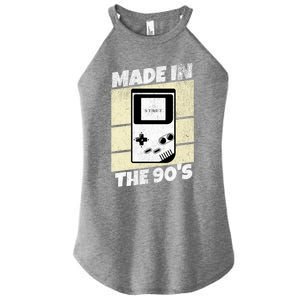 90S Gamer Gaming Funny Video Gamer From The 1990s Great Gift Women's Perfect Tri Rocker Tank