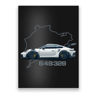 992 Gt3 Rs Nordschleife Poster
