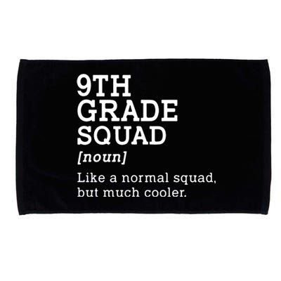 9th Grade Squad Back To School Gift Teacher Ninth Grade Team Gift Microfiber Hand Towel