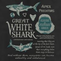 90S Great White Shark Adult Drive Performance Visor