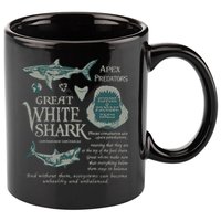 90S Great White Shark 11oz C Handle Ceramic Mug