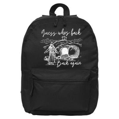 90s Guess WhoS Back Again Vintage Funny Jesus 16 in Basic Backpack