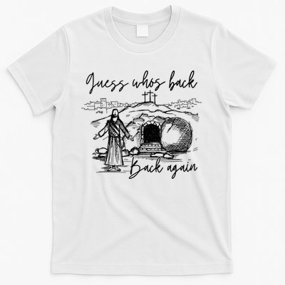 90s Guess WhoS Back Again Vintage Funny Jesus T-Shirt