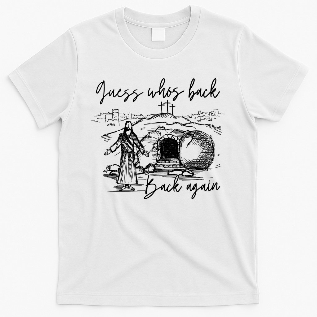 90s Guess WhoS Back Again Vintage Funny Jesus T-Shirt