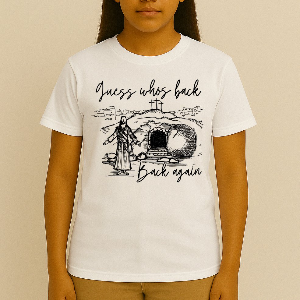 90s Guess WhoS Back Again Vintage Funny Jesus T-Shirt