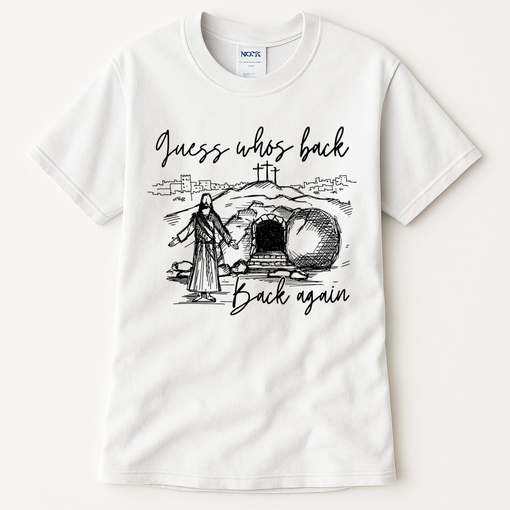 90s Guess WhoS Back Again Vintage Funny Jesus Tall T-Shirt