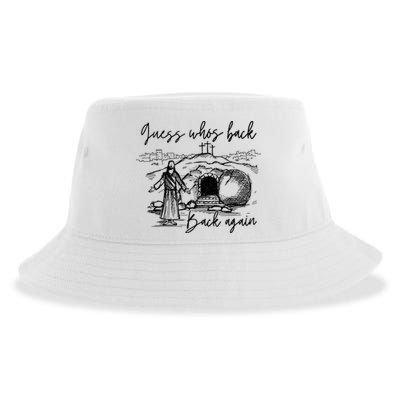 90s Guess WhoS Back Again Vintage Funny Jesus Sustainable Bucket Hat
