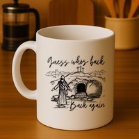 90s Guess WhoS Back Again Vintage Funny Jesus Mug