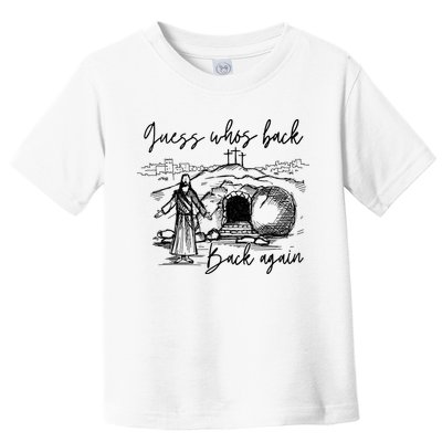 90s Guess WhoS Back Again Vintage Funny Jesus Toddler T-Shirt