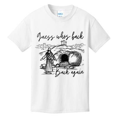 90s Guess WhoS Back Again Vintage Funny Jesus Kids T-Shirt