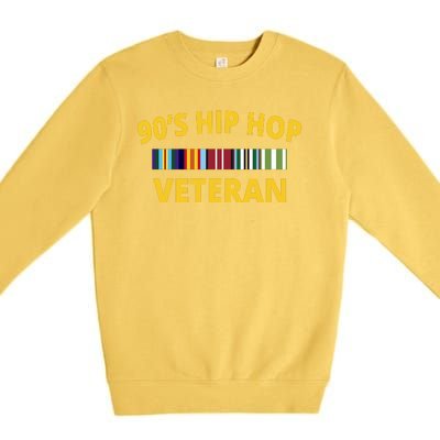 90s Hip Hop Veteran Premium Crewneck Sweatshirt