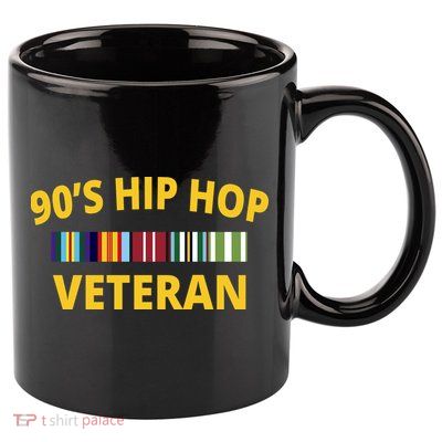 90s Hip Hop Veteran 11oz C Handle Ceramic Mug