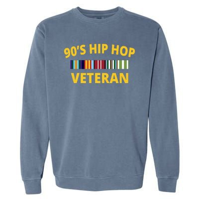 90s Hip Hop Veteran Garment-Dyed Sweatshirt