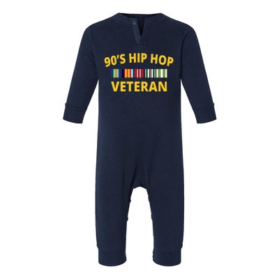 90s Hip Hop Veteran Infant Fleece One Piece