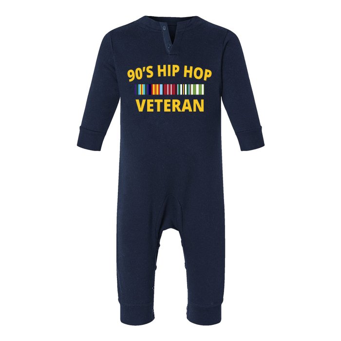 90s Hip Hop Veteran Infant Fleece One Piece