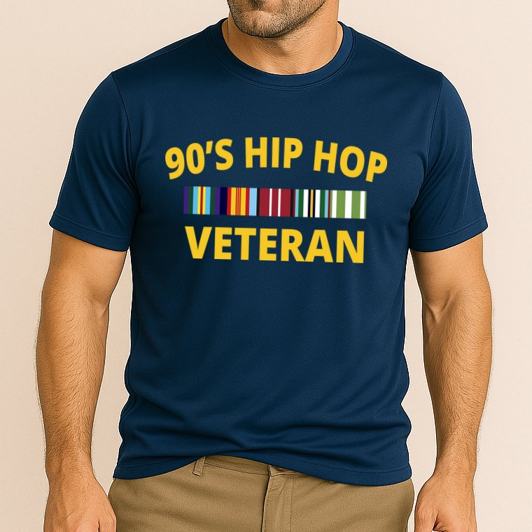 90s Hip Hop Veteran Cooling Performance Crew T-Shirt