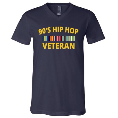 90s Hip Hop Veteran V-Neck T-Shirt