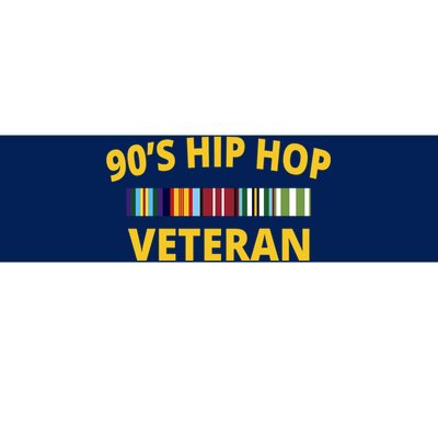 90s Hip Hop Veteran Bumper Sticker